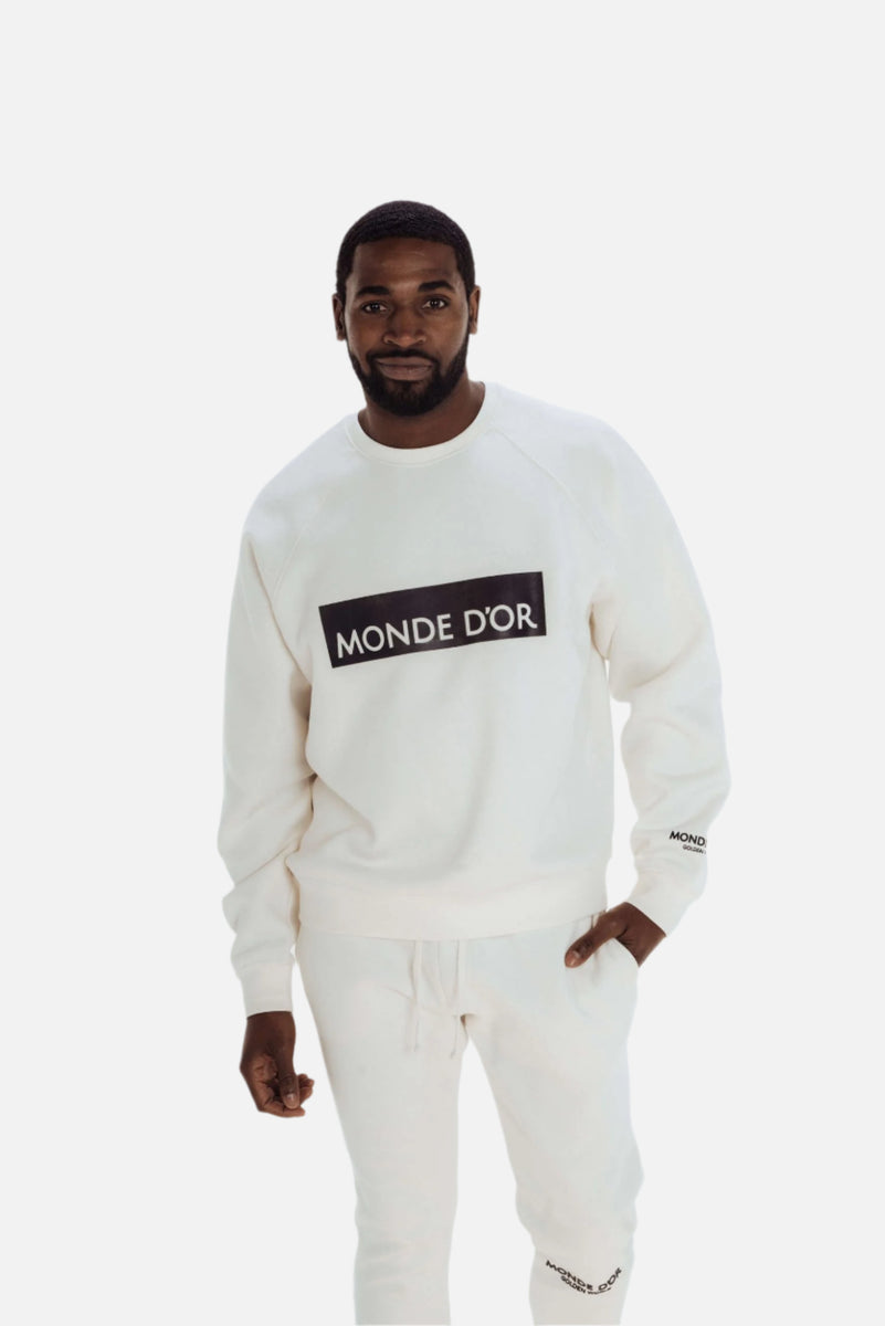 Men's Essential Jumper in Cream Monde D'or
