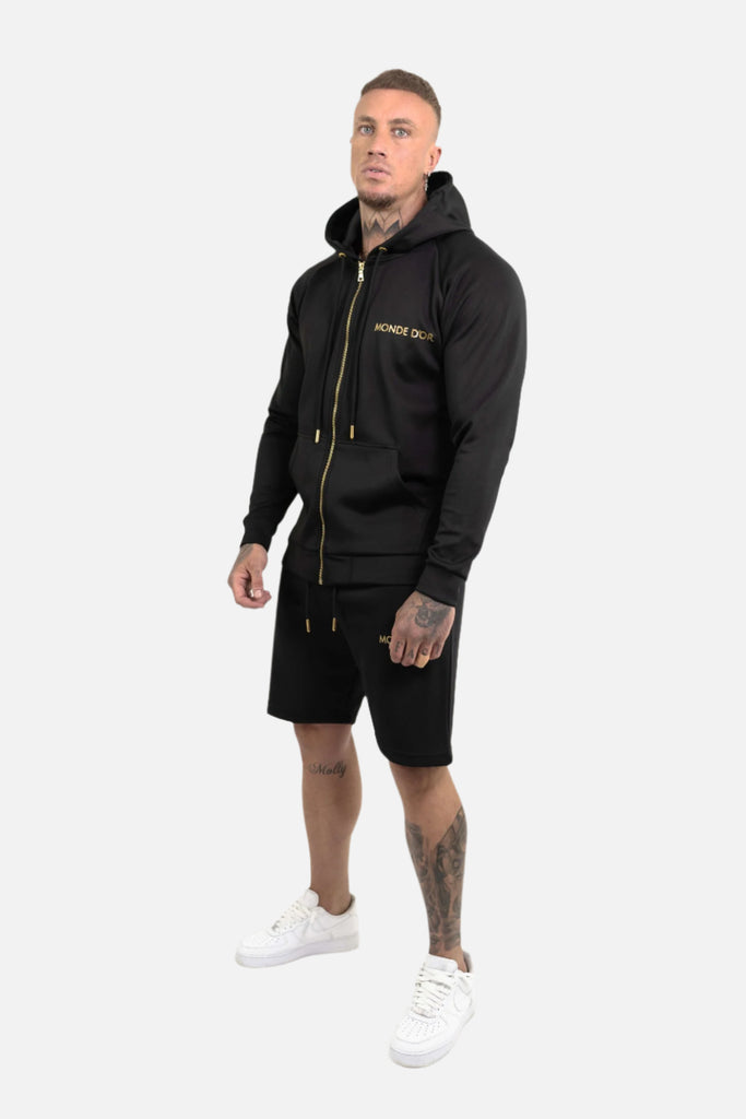 Black and gold hoodie mens