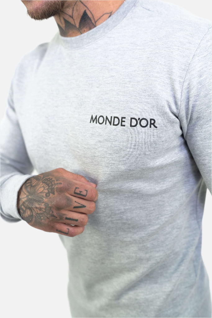 Monde Dor light grey sweater
