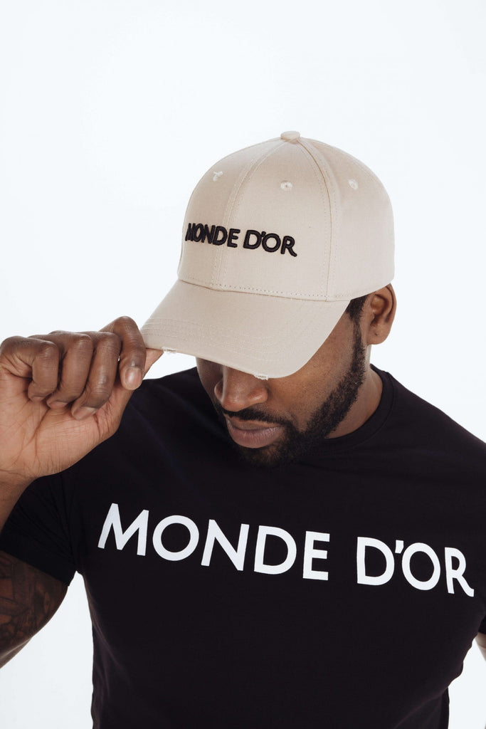 monde d'or beige cap