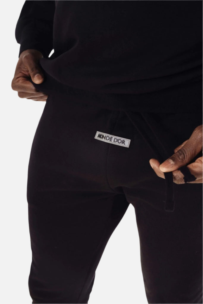 black basics joggers