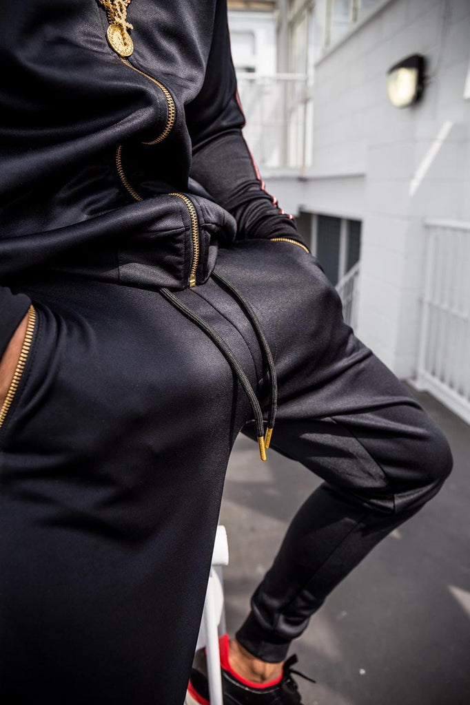 black bogota joggers