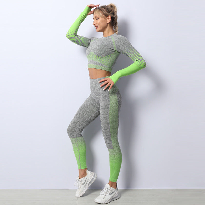 green yoga set