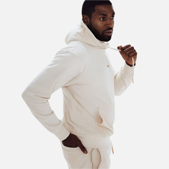 Velour Peach Hoodie 