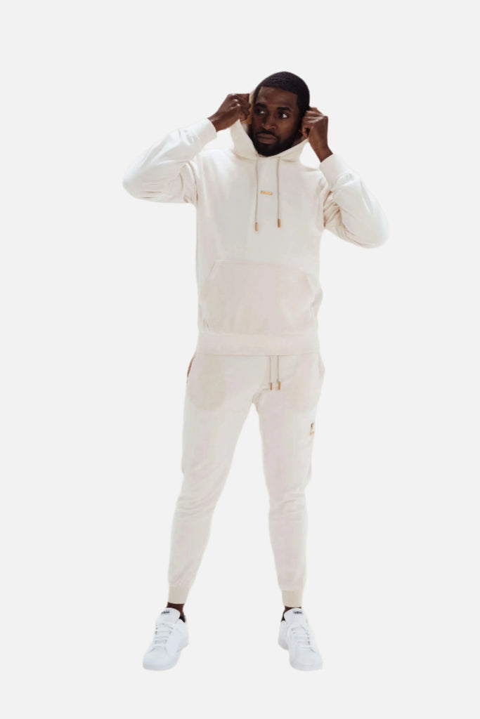 mens peach velour sweatpants