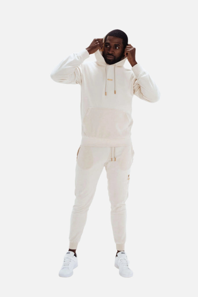 peach velour joggers
