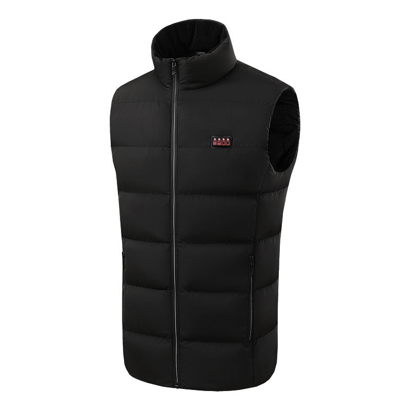 Black heated vest